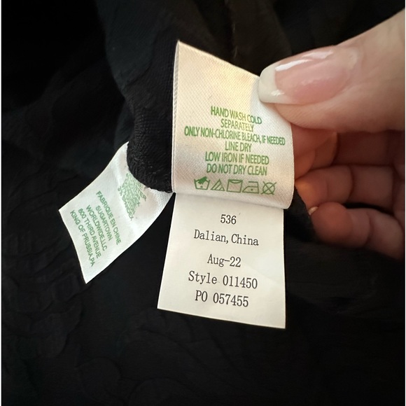 Pinapple pucker textured jacquard Brialyn one shoulder jumpsuit - Picture 10 of 12